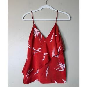 C/Meo Collective Asymmetrical Ruffle Tank XS